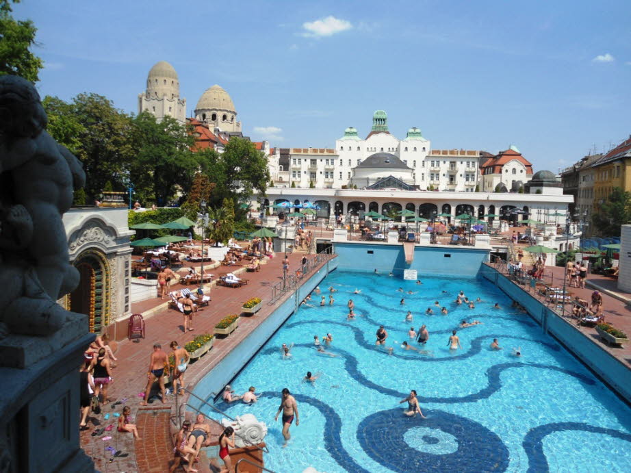 Thermalbad im Hotel Gellert Budapest