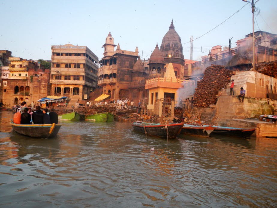 Varanasi: auf dem Ganges
