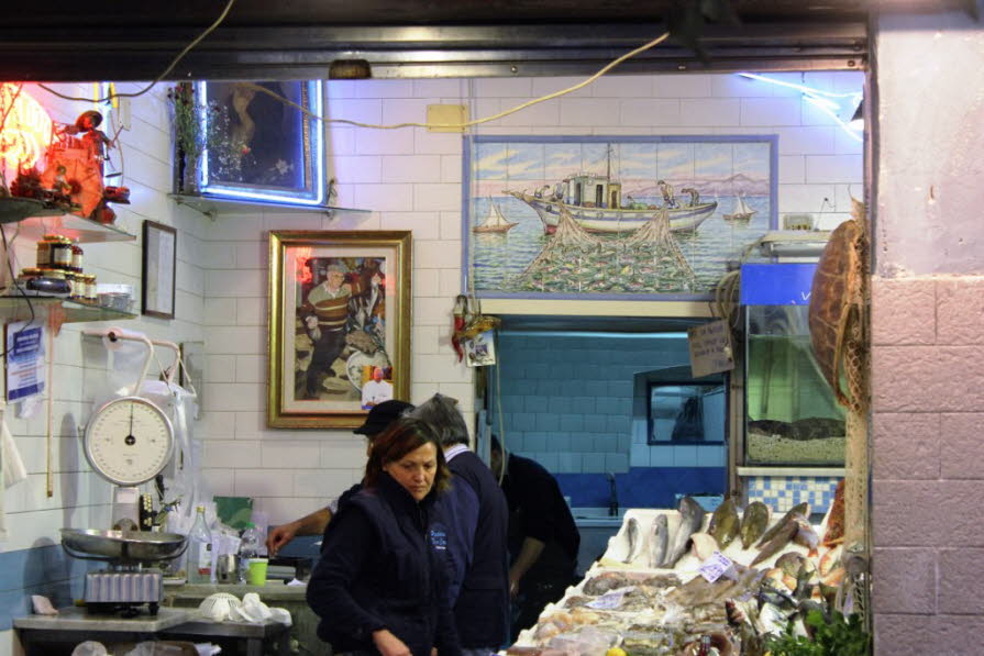 Fischladen in Neapel 