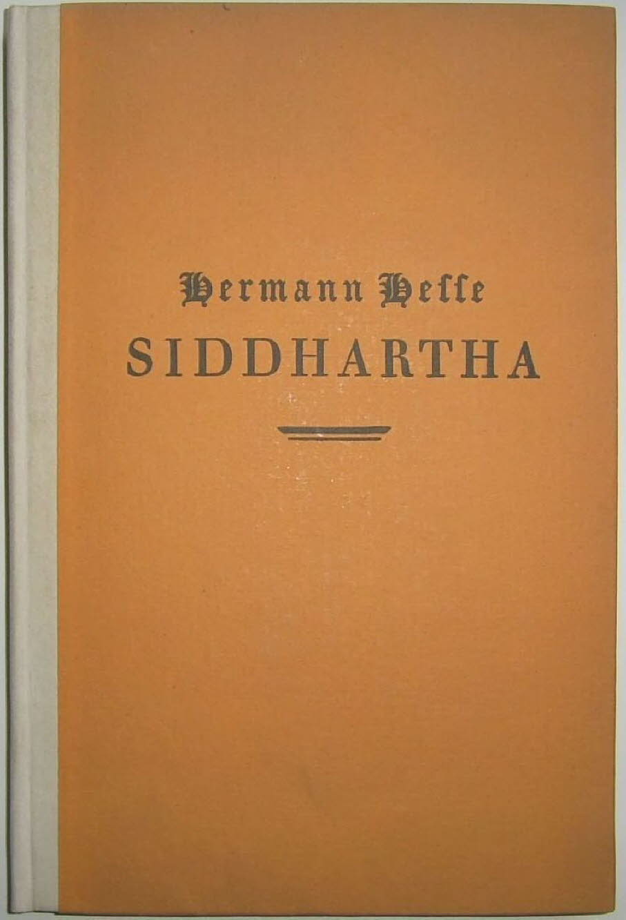 Erstauflage von 1922: Der Roman „Siddhartha“ schrieb Herman Hesse nach einem Besuch in Indien, Indonesien und Sri Lanka. Siddhartha ist ein Roman von Hermann Hesse aus dem Jahr 1922, der sich mit der spirituellen Reise der Selbstfindung eines Mannes namen