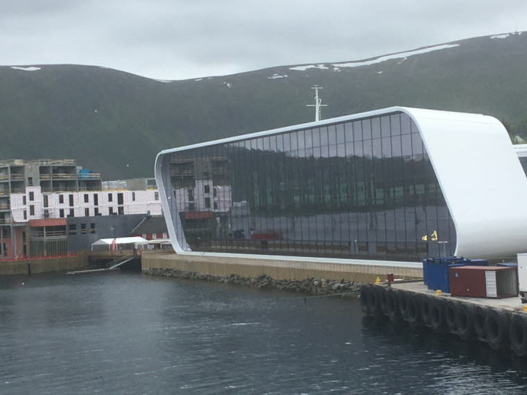 Das Hurtigrutemuseum liegt in Stokmarknes, Norwegen