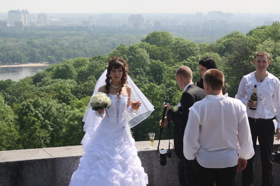Kiew Braut am Djepr