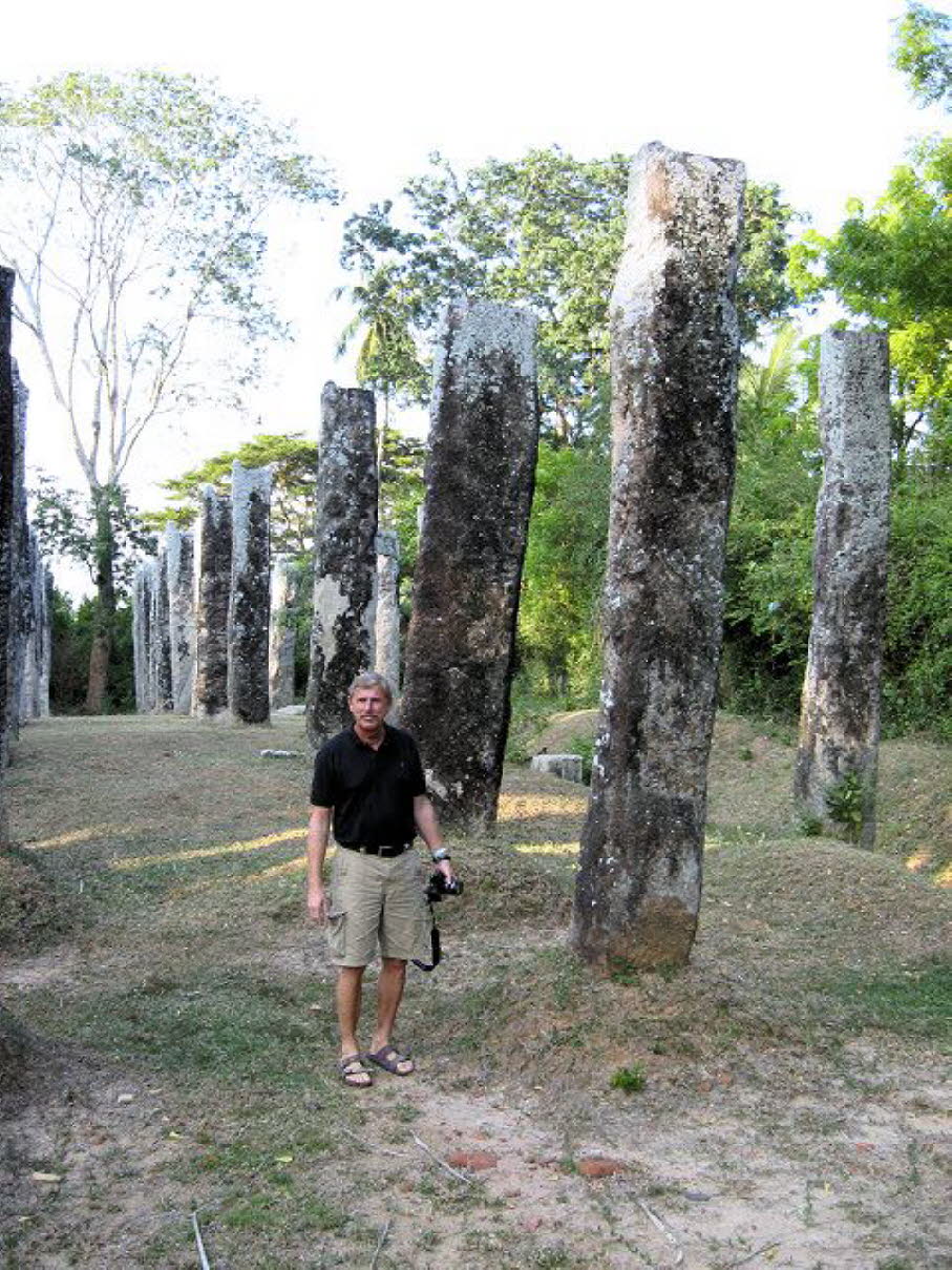 Granitsäulen in Polonnaruwa