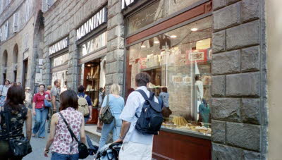 Die Bäckerei wenige Meter neben dem Hauptplatz von Sienna.