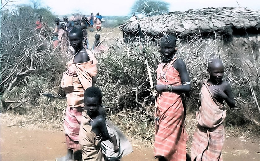 Kenia Massai-Dorf